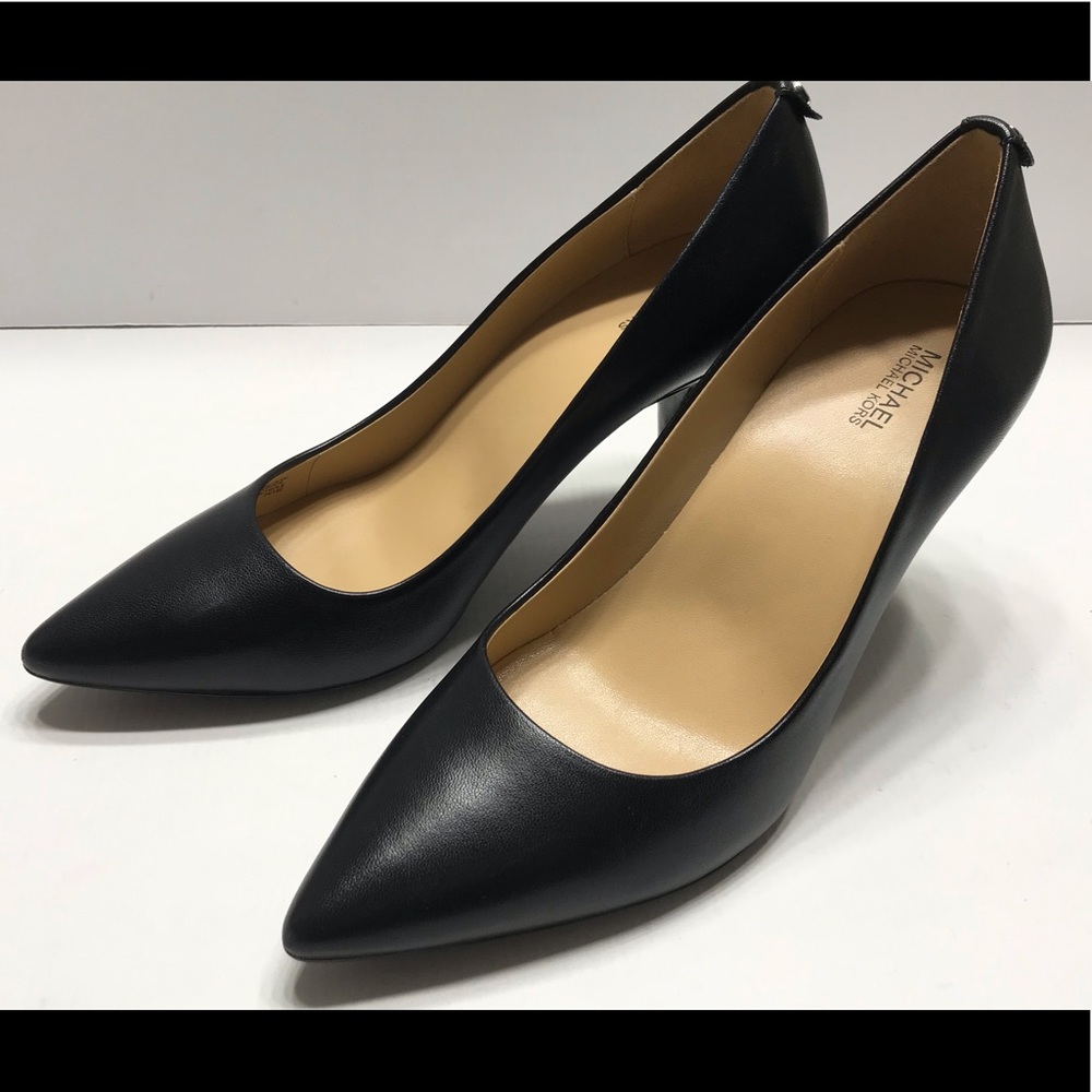 NEW Michael Kors Dorothy Leather Pointed Toe Heels - Picture 8 of 8